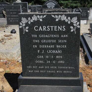 CARSTENS F.J. 1976-1982