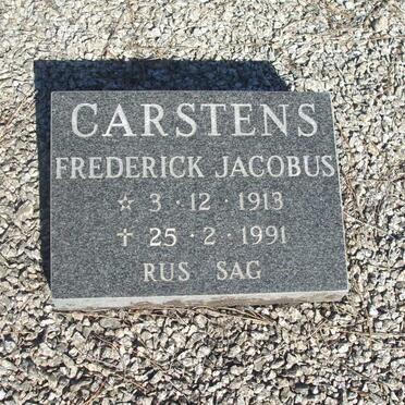 CARSTENS Frederick Jacobus 1913-1991