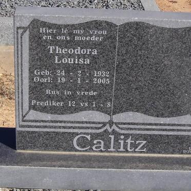 CALITZ Theodora Louisa 1932-2005