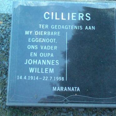 CILLIERS Johannes Willem 1914-1998