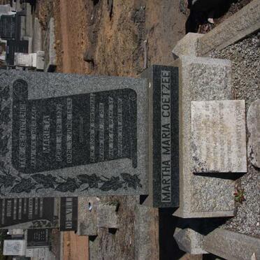 COETZEE Martha Maria 1934-1943