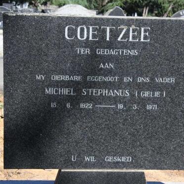 COETZEE Michiel Stephanus 1922-1971