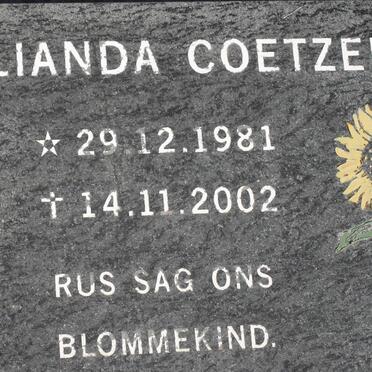 COETZEE Lianda 1981-2002