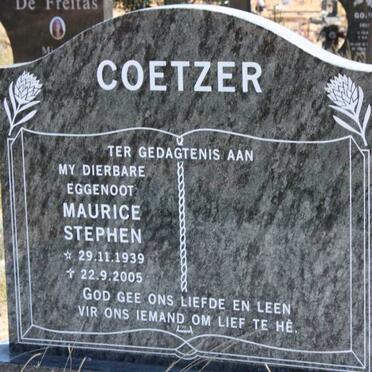COETZER Maurice Stephen 1939-2005