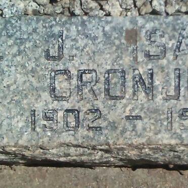 CRONJE S.J. 1902-1971