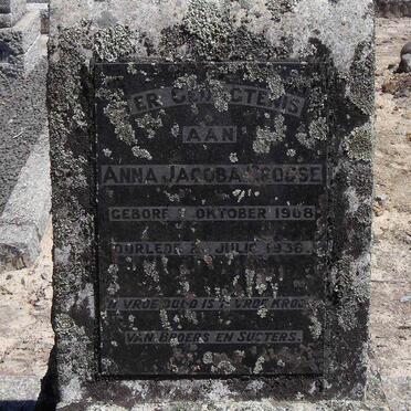 CROESE Anna Jacoba 1908-1936