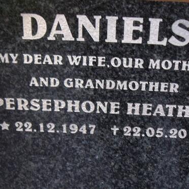DANIELS Persephone Heather 1947-2010