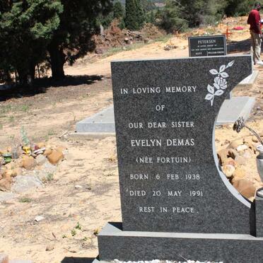 DEMAS Evelyn nee FORTUIN 1938-1991