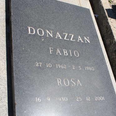 DONAZZAN Rosa 1930-2001 :: DONAZZAN Fabio 1962-1980
