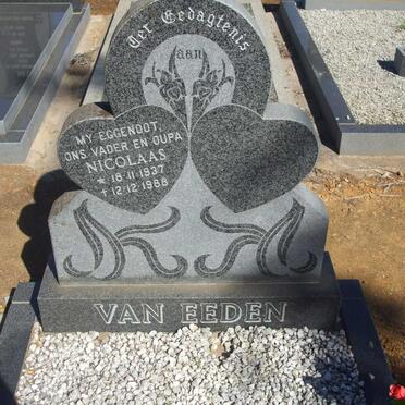 EEDEN Nicolaas, van 1937-1988