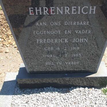 EHRENREICH Frederick John 1918-1985