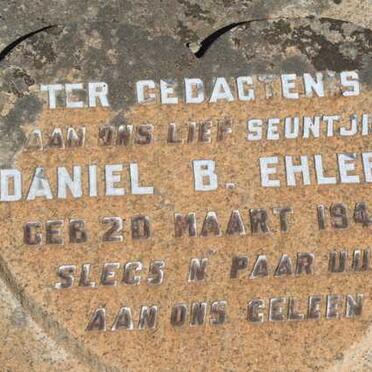 EHLERS Daniel B. 1943-1943