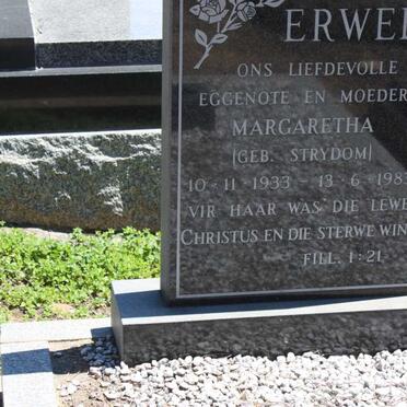 ERWEE Margaretha nee STRYDOM 1933-1983