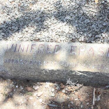 ERASMUS Winifred 1928-1952