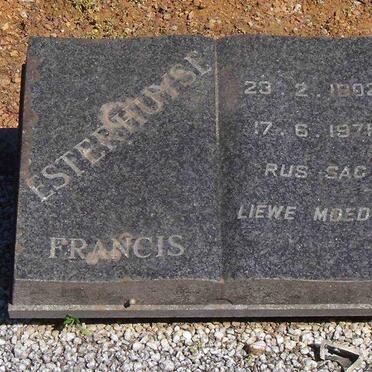 ESTERHUYSE Francis 1902-1971