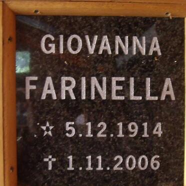 FARINELLA Giovanna 1914-2006