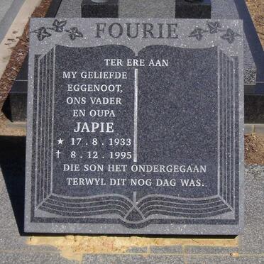 FOURIE Japie 1933-1995