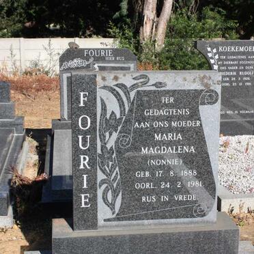 FOURIE Maria Magdalena 1888-1981
