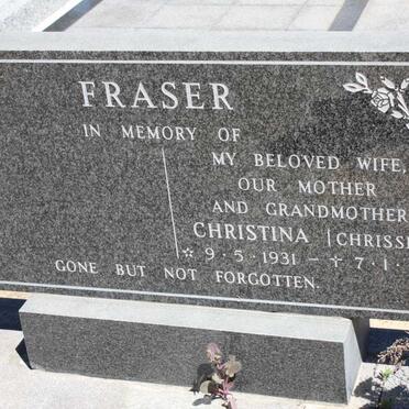 FRASER Christina 1931-1994