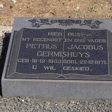 GERMISHUYS Petrus Jacobus 1933-1971