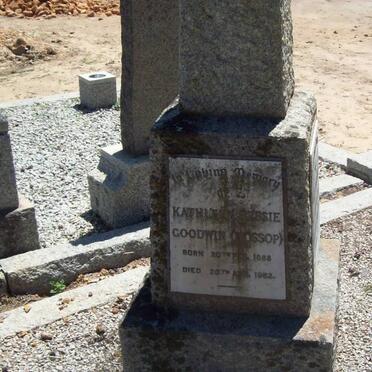 GOODWIN Kathleen Sussie 1888-1962