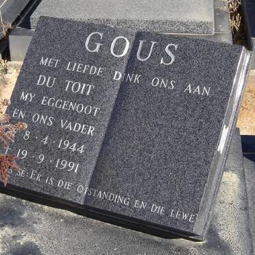 GOUS Du Toit 1944-1991