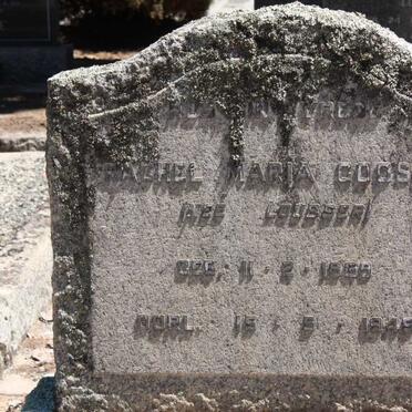 GOOSEN Rachel Maria nee LOUBSER 1869-1946