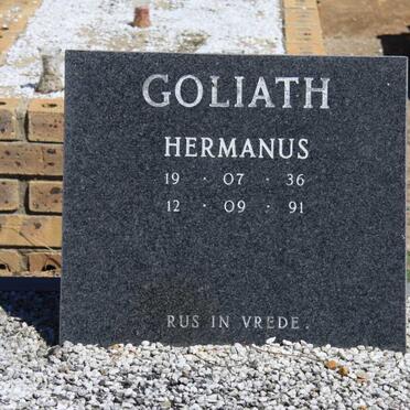 GOLIATH Hermanus 1936-1991