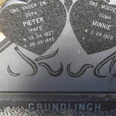 GRUNDLINGH Pieter 1927-1985 &amp; Minnie 1928-