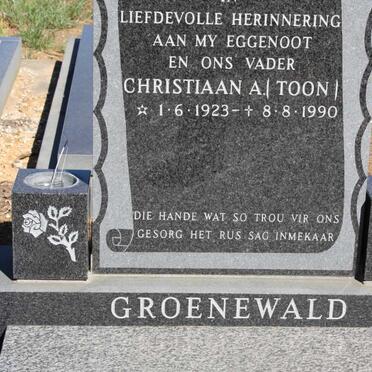 GROENEWALD Christiaan A. 1923-1996