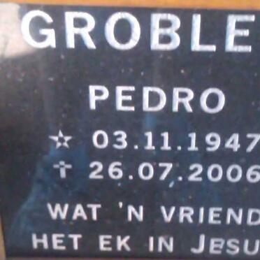 GROBLER Pedro 1947-2006