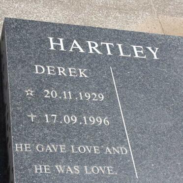 HARTLEY Derek 1929-1996