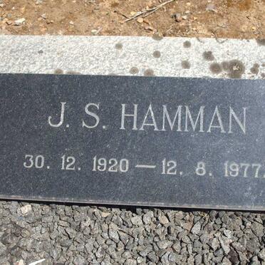 HAMMAN J.S. 1920-1977