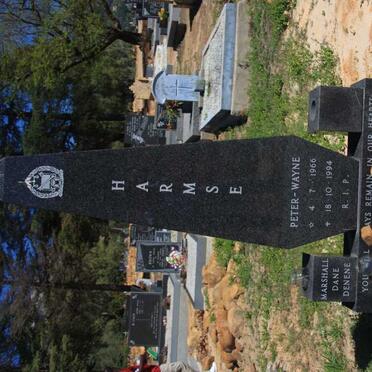 HARMSE Peter Wayne 1966-1994