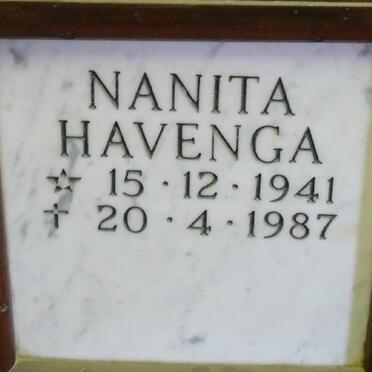 HAVENGA Nanita 1941-1987