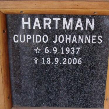 HARTMAN Cupido Johannes 1937-2006
