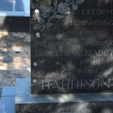 HARRISON Roselle Elizabeth 1971-1971