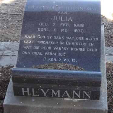 HEYMANN Julia 1886-1970