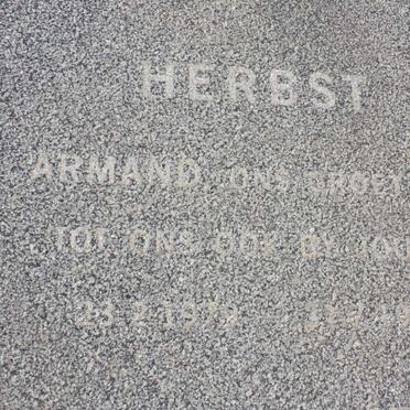 HERBST Armand 1979-1998