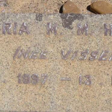 HORAK Maria M.M. nee VISSER 1897-1954