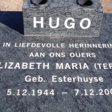HUGO ? &amp; Elizabeth Maria ESTERHUYSE 1944-2001