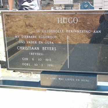 HUGO Christiaan Beyers 1915-1991