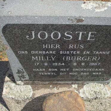 JOOSTE Milly 1934-1967