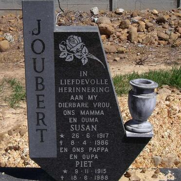 JOUBERT Piet 1915-1988 &amp; Susan 1917-1986