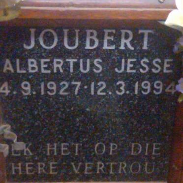 JOUBERT Albertus Jesse 1927-1994