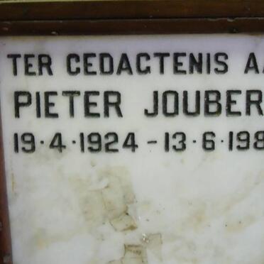 JOUBERT Pieter 1924-1988