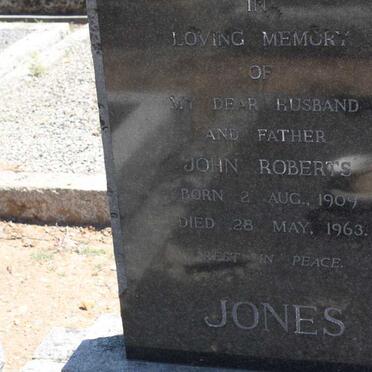 JONES John Roberts 1909-1963