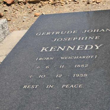 KENNEDY Gertrude Johanna Josephine nee WEICHARDT 1882-1958
