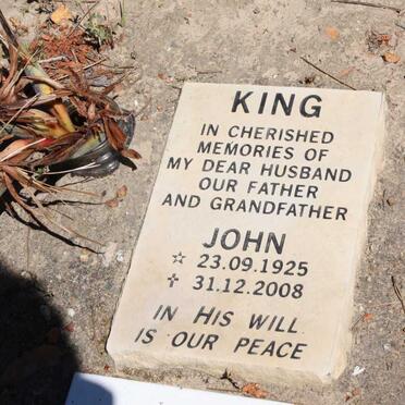 KING John 1925-2008