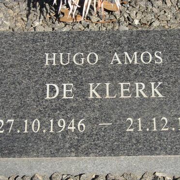 KLERK Hugo Amos, de 1946-1995